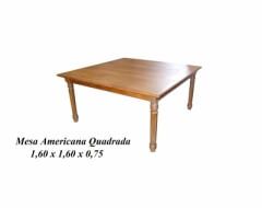 Mesa Americana Quadrada