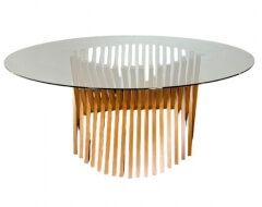 Mesa Vision Tampo vidro 1,60 Diam.
